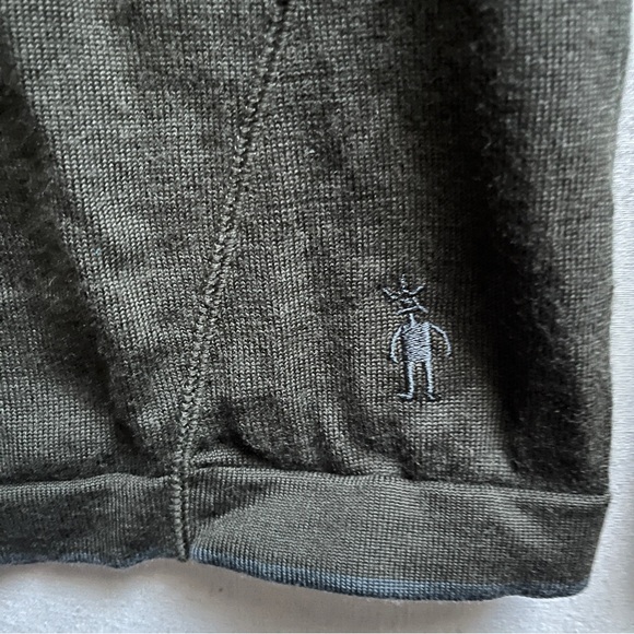 Smartwool Men's Dark Green Long Sleeve Shirt Knit Sweater Sz S - Picture 4 of 9